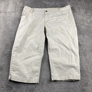 Levis 545 Capri Jeans Womens 16 Light Wash Beige Mid‎ Rise